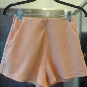 Lululemon Athletica High Waist Peach Shorts